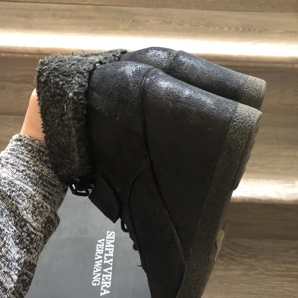 Vera Wang Black Bootie - Picture 5 of 7